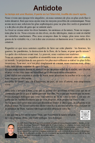 Antidote livre ecrit par Eric Leturgie