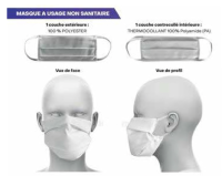 Masque homologué uns 1 et uns 2