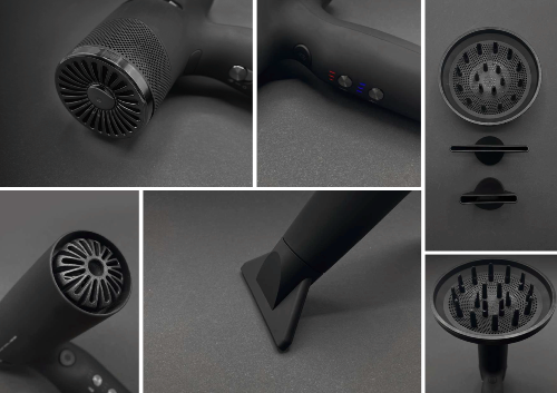 WHISPER Black Mat 1800W