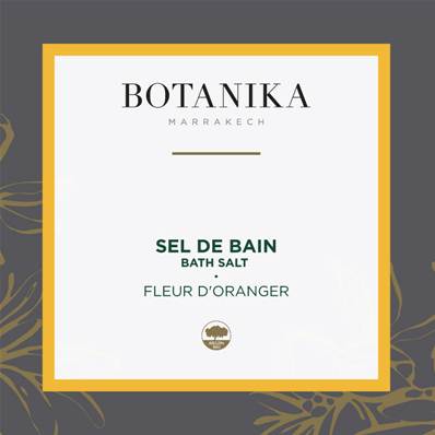 Sels de bain Fleur d'oranger - BOTANIKA